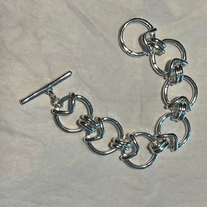 Uno de 50 silver tone bracelet;EC